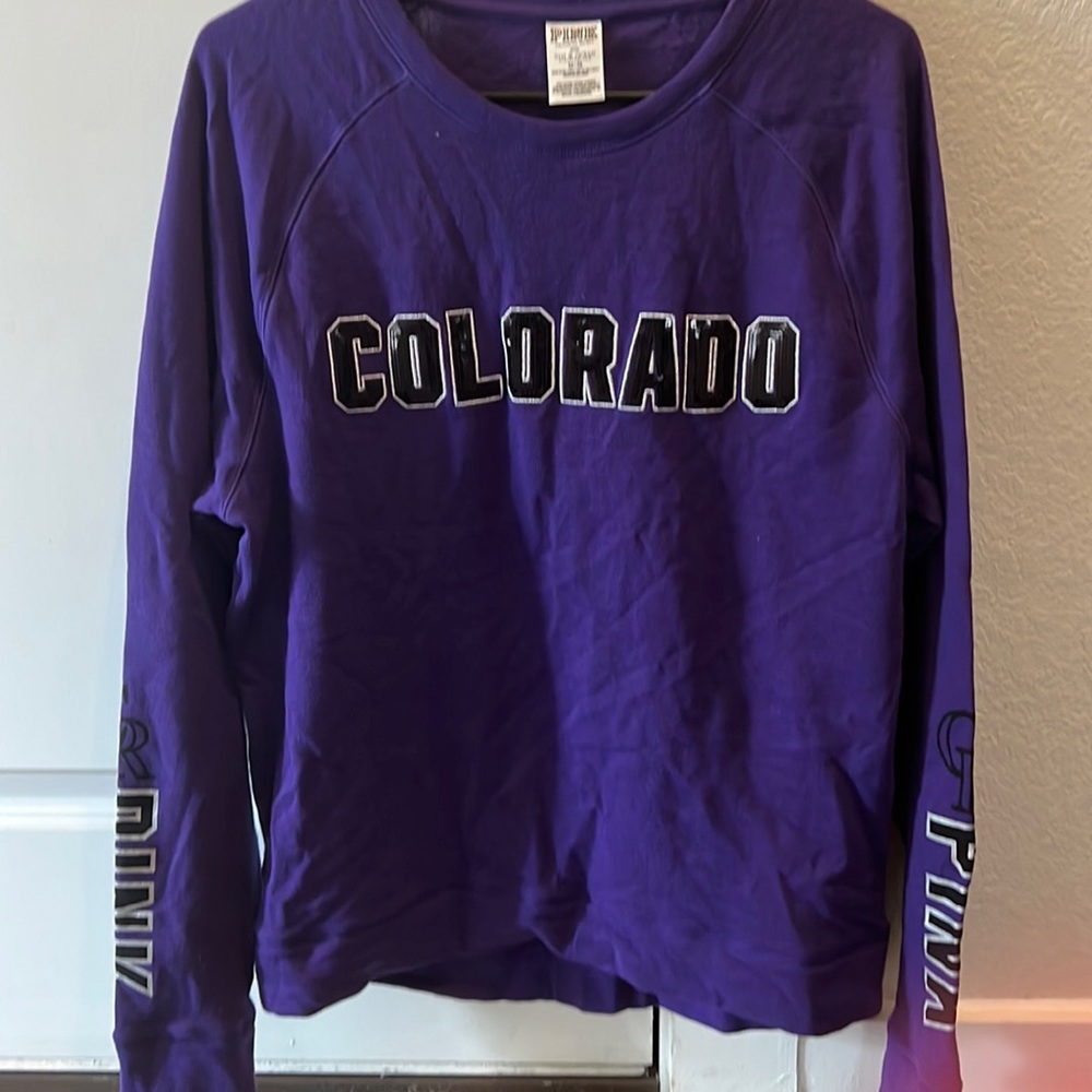 NWOT Sequin Colorado Rockies crewneck